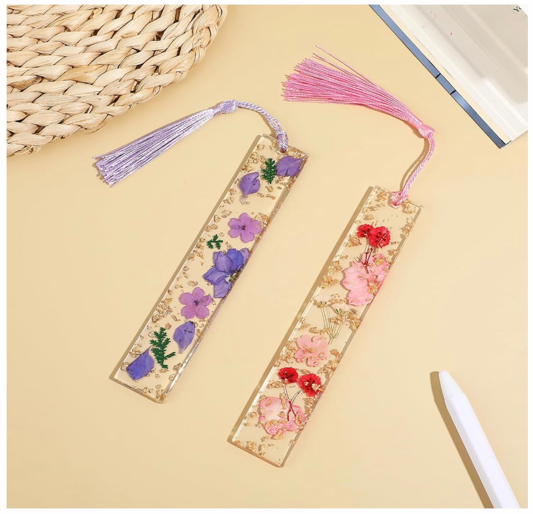 Custom Floral Bookmark