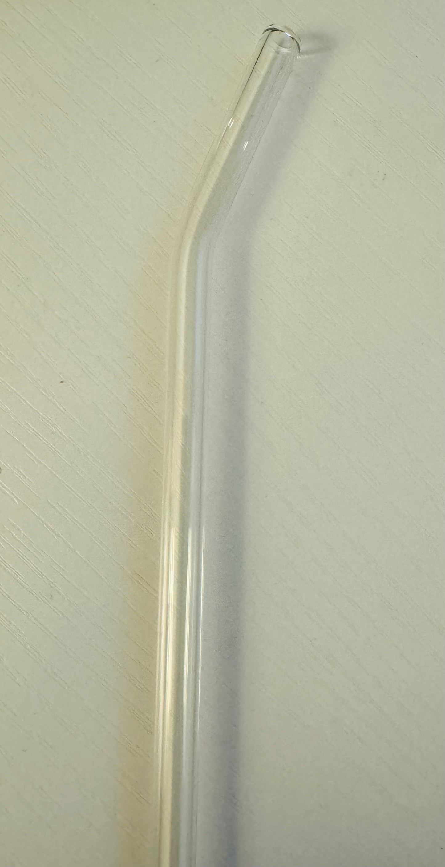 Bent Reusable Glass Drinking Straw